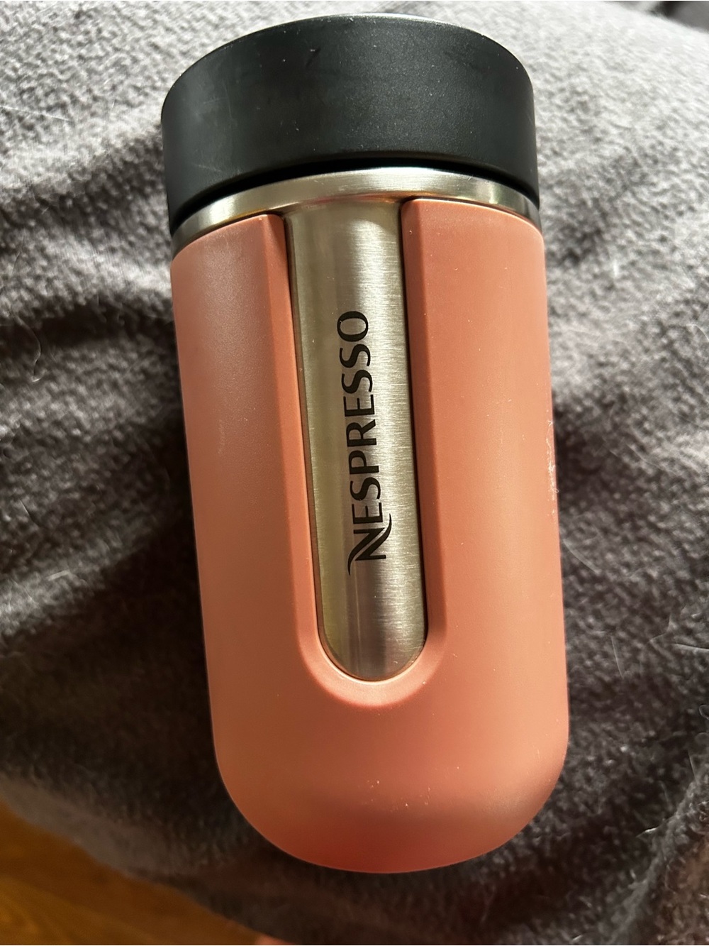 Nespresso Coral Pink Travel Mug